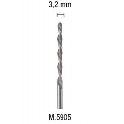 Punta da taglio a spirale 3,2mm - per legno, plastica e fibra di vetro - PGMM.5905