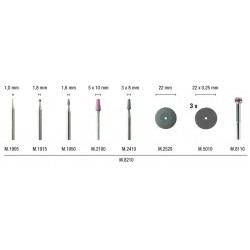 Kit 10 accessori per incisioni - PGMM.8210