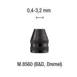 Mandrino autoserrante 0,4-3,2 mm - PGMM.8560