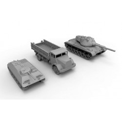 1/144 Bundeswehr Vehicles M47 Patton & HS 30 & LKW 5t gl (Emma) - REV03351