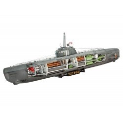1/144 German Submarine Type XXI with interior (Civil Ships) - REV05078