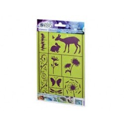 Adhesive Stencil "Floral" #2 - REV30481