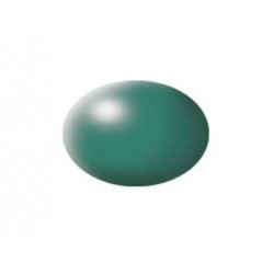 Aqua patina green silk - REV36365