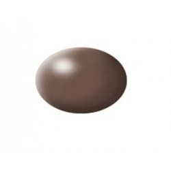 Aqua brown silk - REV36381