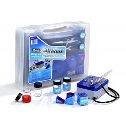 Airbrush Basic Set with Compressor (Airbrush & Accessories) - REV39199
