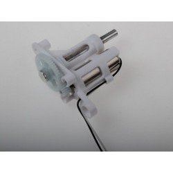 Motor, axle and gearbox for 23887 (black and white cable) - REV43620