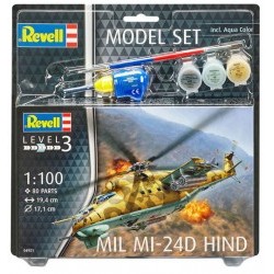 1/100 Model Set Mil Mi-24D Hind - REV64951