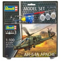 1/100 Model Set AH-64A Apache - REV64985
