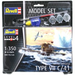 1/350 German Submarine Type VII C/41 - REV65154