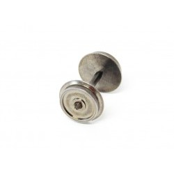 AC wheel sets (2 pcs.), axle length: 24,25 mm, wheel diameter: 11,27 mm, e.g. fits for many 2-axle wagons (Rivarossi, Jouef, Electrotren) - RIVHC6101