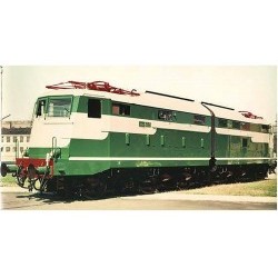 FS, Locomotiva Elettrica E 646 019 I serie, livrea verde magnolia/grigio nebbia, pantografi tipo 42LR, epoca III-IV - RIVHR2740