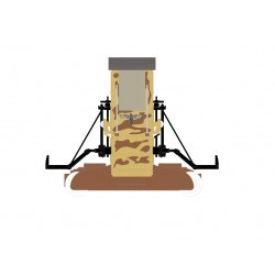DRB, shunting tractor "Breuer" in camouflage livery (beige/brown), period II - RIVHR2784
