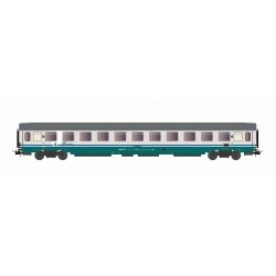 FS, 2-unit pack passenger coaches type UIC-Z renovated (progetto 901/300) in "XMPR"-livery, contains two 2nd class coaches, period VI - RIVHR4282