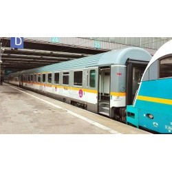 ALEX, 3-unit pack passenger coaches type UIC-Z, 2nd class in grey/white livery, period VI - RIVHR4293