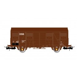 DSB, 2-axle closed wagon Gs in brown livery, period IV-V - RIVHR6456
