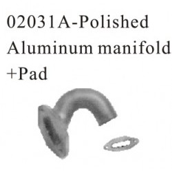 Aluminum Polished Manifold with Pad - RKO02031A