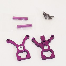 Aluminum Centre Differential Mount with Post and Flat Head Machine Screws 3x10mm (8 pcs) - RKO102225