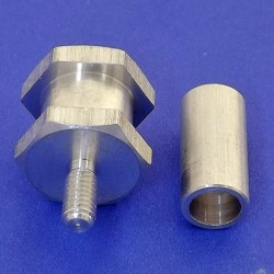 Wheel Hex. + Aluminum hub 6*16 - RKO13023