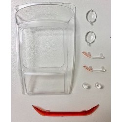 Porsche 911 GT2 - painted clear parts set (windows + lights) - RVSRS103