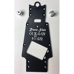 Porsche 911 GT2 - Aluminum anodized chassis plate - RVSRS106