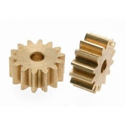 Brass Pinion 14 Tooth M50 for 2mm. motor axle. diam. 8.25mm - SCASC-1197