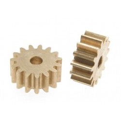 Brass Pinion 15 Tooth M50 for 2mm. motor axle. diam. 8.70mm - SCASC-1198