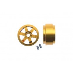 Profile Design for 3/32 Axle. M2 screw. aluminum with Ext.Jarama design . diam.: 17.2mm. Width: 8.5mm. Ext.diam. 15mm - SCASC-4034E