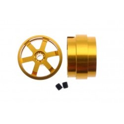 Profile Design for 3mm Axle. M3 screw aluminum with Ext.Jarama design. diam.: 21mm. Width: 13mm. Ext.diam. 19mm - SCASC-4056E