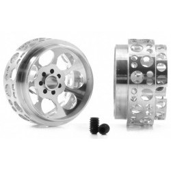 Profile Design for 3/32 Axle. M2 screw for RT cars. aluminium Monza-2 dessing. Diam: 16.9mm. Width: 10.m. Exterior Diam 14.7mm - SCASC-4074D