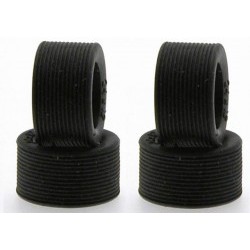 RT Racing Rubber tyres for Profile hubs. With stripes design Ext. Diam: 24mm Width: 12m. Int. diam: 16m. - SCASC-4730