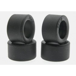 RT Soft Racing Rubber tyres for Profile hubs. Slick Ext. Diam: 24mm Width: 12m. Int. diam: 16m. - SCASC-4731