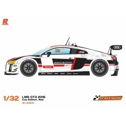 LM GT3 cup 2017 white/red - SCASC-6180A