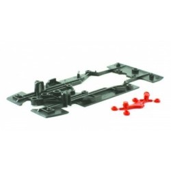 Chassis Radical SR-9 ver.2 MEDIUM (Grey) with RT2 / Evo6 compatible- - SCASC-6612B2