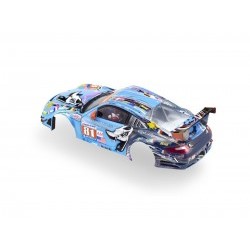 Painted body: Porsche 911 RSR Le Mans 2011 n.81 Flying Lizard - SCASC-7039B