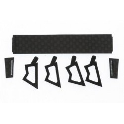 Rear Wing performance kit Porsche 911 RSR (carbon-rubber) - SCASC-7901B