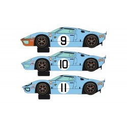Ford GT40 1968 ? Gulf Triple Pack - Limited Edition - SCTC3896A