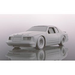 Ford Thunderbird - Blue & White & Red - NEW TOOLING 2019 - SCTC4035