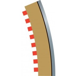 Bordo esterno 22,5Ã¸ Raggio 3 - 4pz (per C8204) - SCTC8224