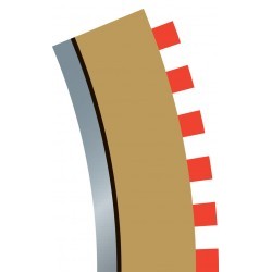 Bordo interno 22,5Ã¸ Raggio 3 - 4pz (per C8204) - SCTC8281