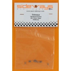 Hexagonal screws HARD - M2 x 4 mm - 10 pcs - SIDSWM2-4E
