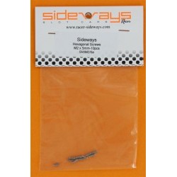 Hexagonal screws HARD - M2 x 5 mm - 10 pcs - SIDSWM2-5E