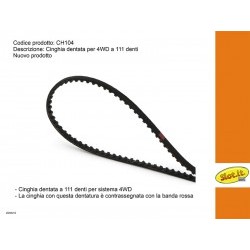 Cinghia dentata Z=111 per sistema 4WD - SITCH104