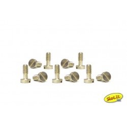 Viti metriche 2.2x5.3mm, ottone, testa grossa (10x) - SITCH54