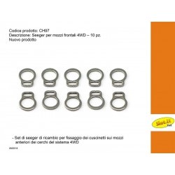 Seeger per mozzi frontali 4WD system (10x) - SITCH97