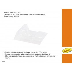 Porsche 911 GT1 Evo abitacolo in Lexan - SITCS23LX