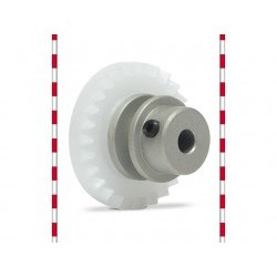 corona In-Line OFFSET 26 denti "step 2", offset, inserto in Alluminio - SITGO26-AL