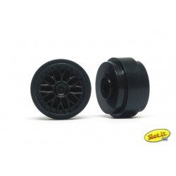 Ruota in Plastica 17.3x10, nera (4x), 0.85g - SITPA19-PL