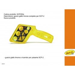 Guscio per pulsante SCP-2, colore giallo limone - SITSCP202E