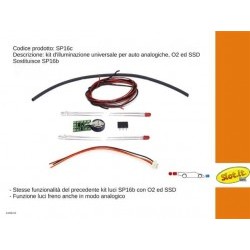 Kit Luci universale per auto analogiche, O2 e SSD