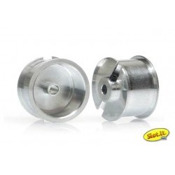 Ruote in Al 14.2x9.5x1.5 per spugna M2 grub Eq. 16.5mm (2x) - SITWH1190-AL